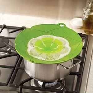 Kochblume TWO Silicone Bowl Pot Lid Covers Spill Stopper Cooking Tool Flower